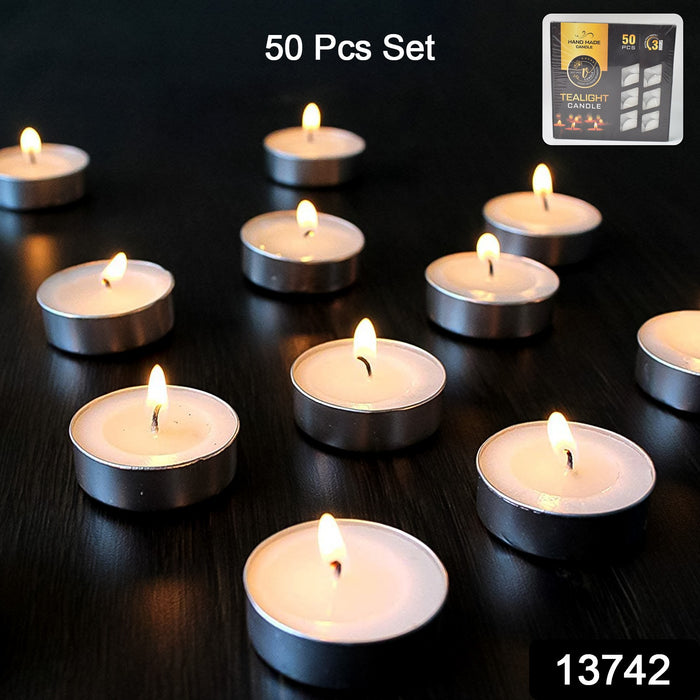 Tealight Candles Set Smokeless Candles (50 Pcs Set)